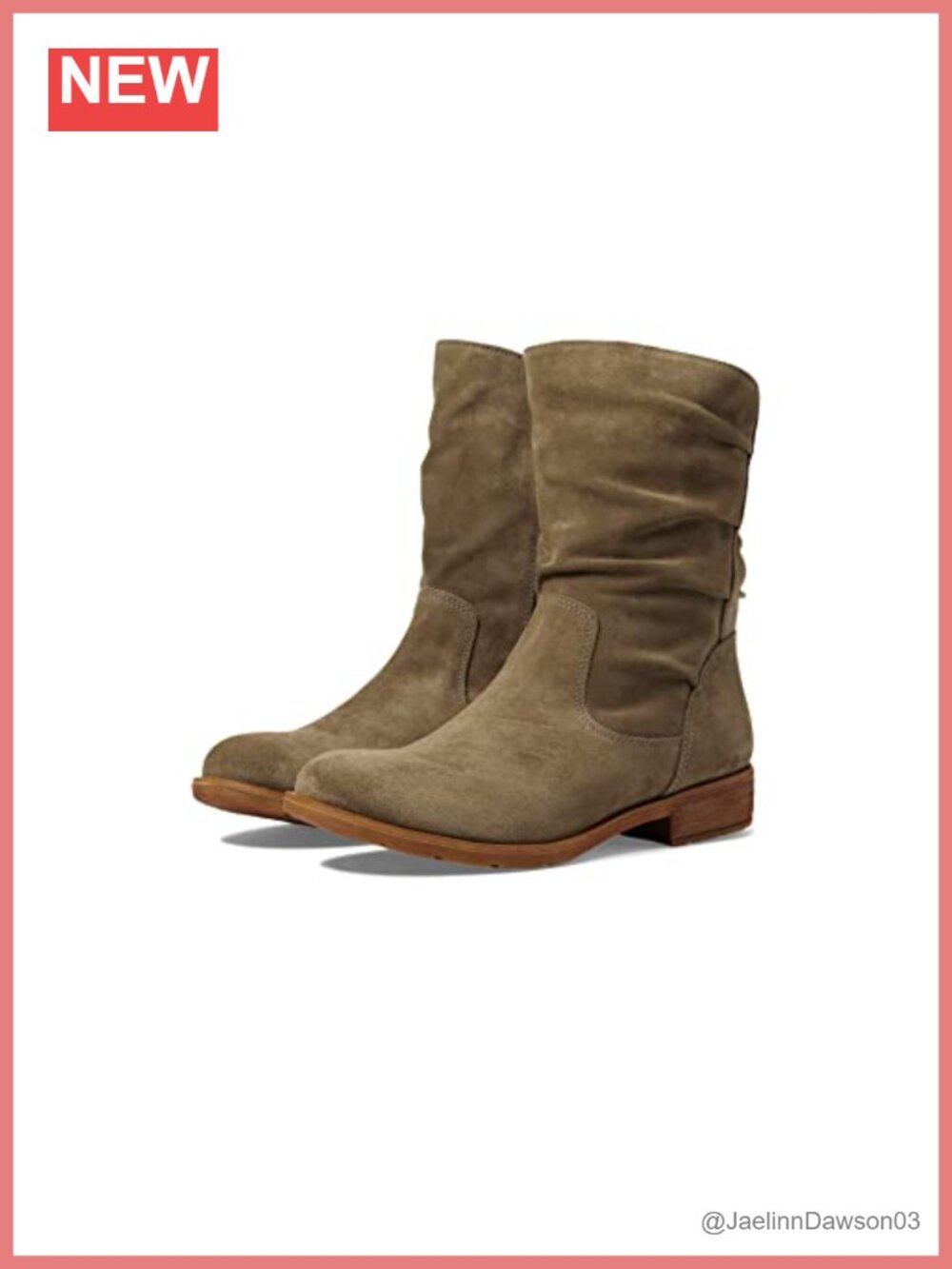Waterproof Leather Ankle Booties Side Zip Flat Heel Suede Casual Boots